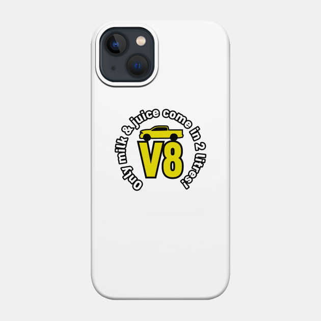 V8 engine pickup truck - V8 Engine - Phone Case