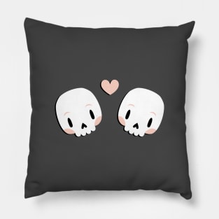 Skulls in love Pillow