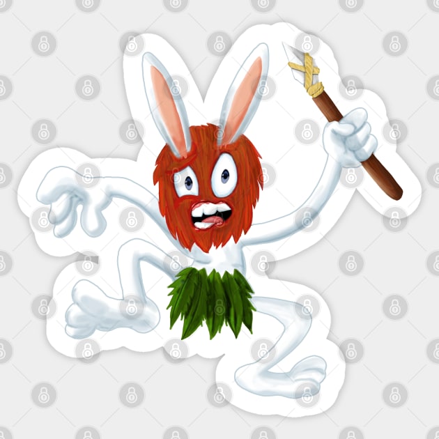 TRIBAL RABBIT - Rabbit - Sticker | TeePublic