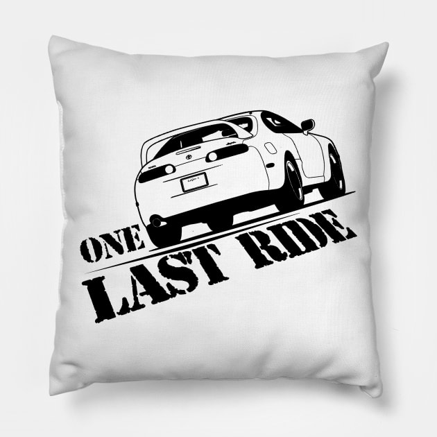 one last ride Pillow by hottehue