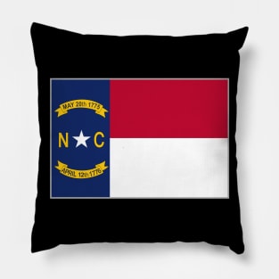 Flag - North Carolina  wo Txt Pillow