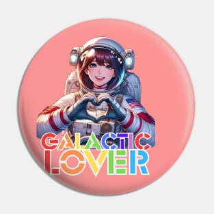 Kawaii, Anime Girl, Cosmic Love | Catsie Cat Pin