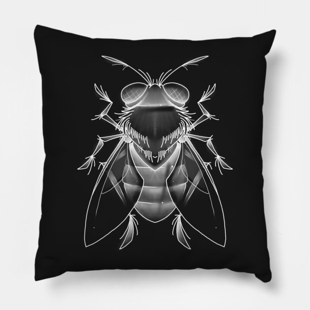 the fly ll Pillow by elywick