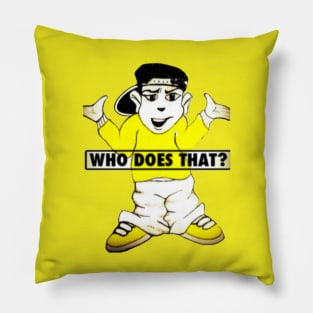 WDT Character Logo Pillow