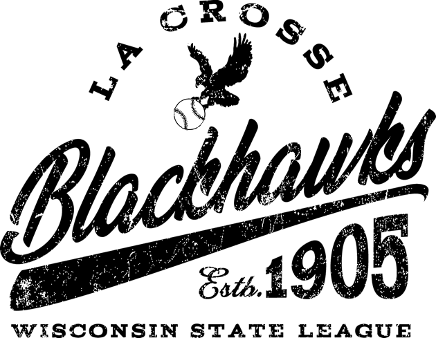 La Crosse Blackhawks Kids T-Shirt by MindsparkCreative