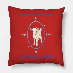 Goat Land Pillow