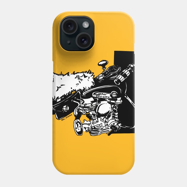 furry panhead Phone Case by the_vtwins