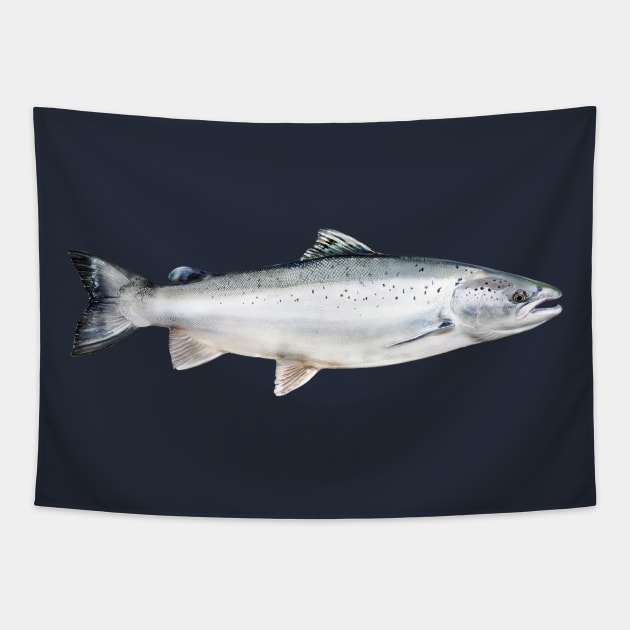 Atlantic Salmon Tapestry by fishindecals