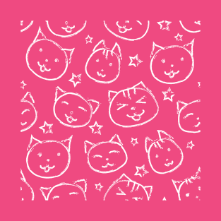 Smiling Cats. T-Shirt