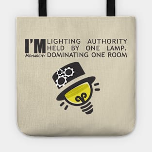 Monarchy Bulb Lighting Authority Tote