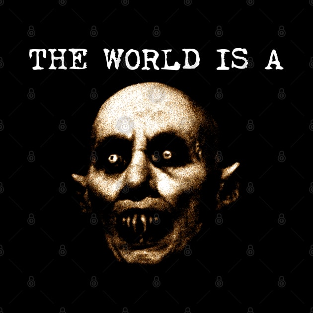 Nosferatu cult film creepy vampire horror shirt by SOpunk