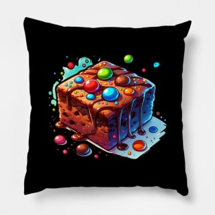 Brownie Kawaii Sweet Salted Vintage Since Yummy Established Pillow