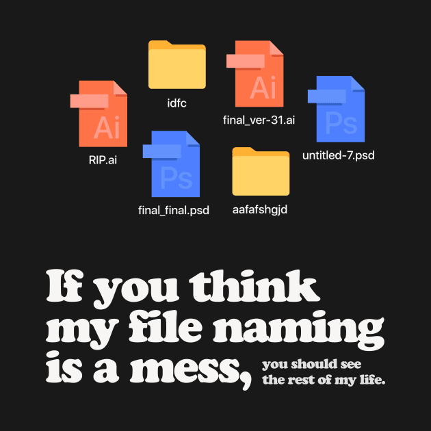 File naming mess by georgethomas