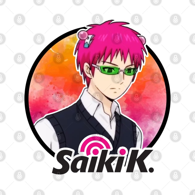 Saiki Kusuo with Logo by InfinitelyPink