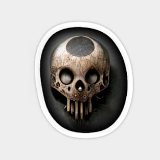 Surreal Alien Skull Artwork, Species Artwork Magnet