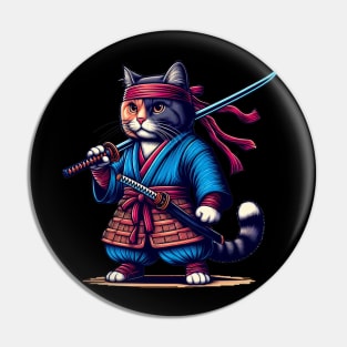 ninja cat Pin