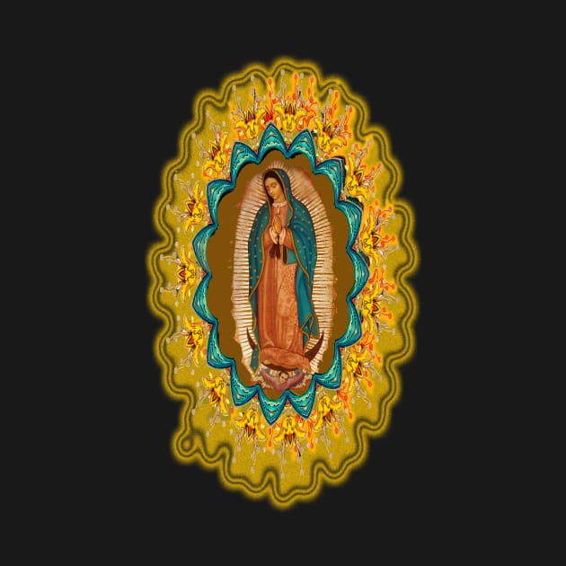 Our Lady of Guadalupe Virgin Mary by albaley