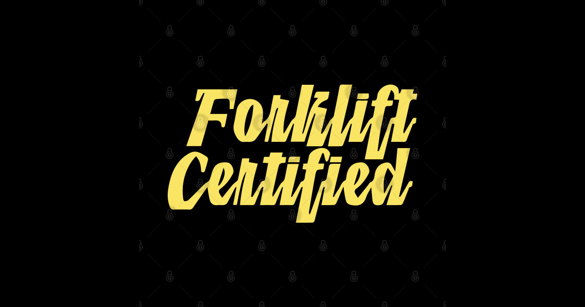Forklift Certified Meme Forklift Driver Sticker TeePublic
