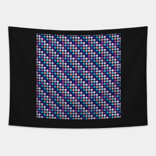 Shiny, abstract polka dots Tapestry