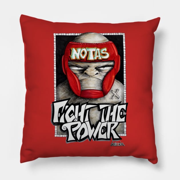 Fight The Power Pillow by Notas