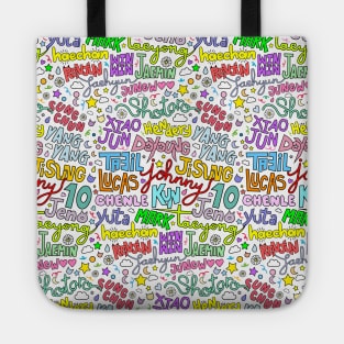 NCT's cute names (OT23) - Pattern. Tote