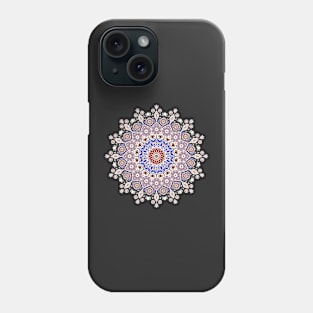 Symmetry 1 [purple, blue, red, off-white] Phone Case