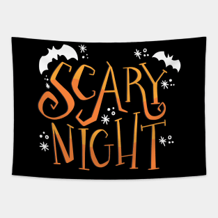 Scary Night Halloween T-shirt Tapestry