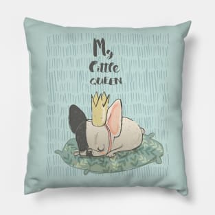 Little Bulldog Queen Pillow