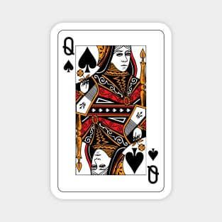 Queen of Spades Magnet