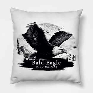 Bald Eagle - WILD NATURE - BALD EAGLE -12 Pillow