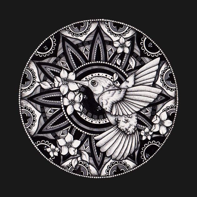 Humming Bird Mandala by Litedawn