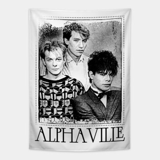 Alphaville \/\/\ Aesthetic 80s Fan Art Tapestry