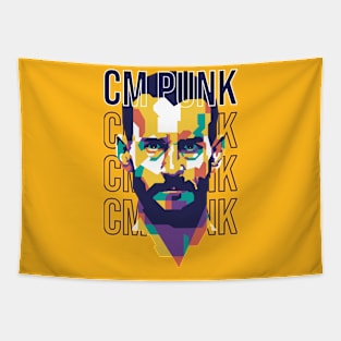 CM Punk WPAP Style Tapestry