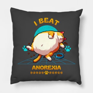 I beat anorexia Pillow