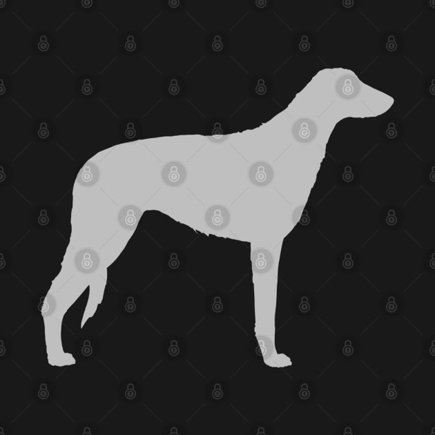 Scottish Deerhound Silhouette by Coffee Squirrel