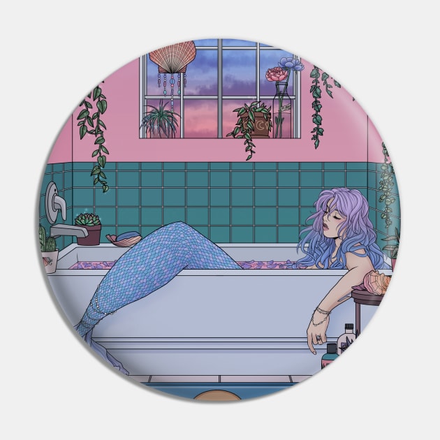 Urban Mermaid Pin by amidstsilence