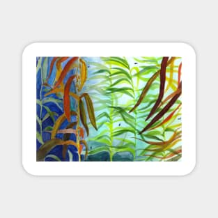 Kelp Forest Watercolor Art Magnet