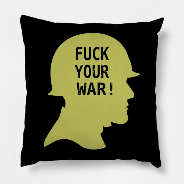 Anti war Pillow by shirtsandmore4you