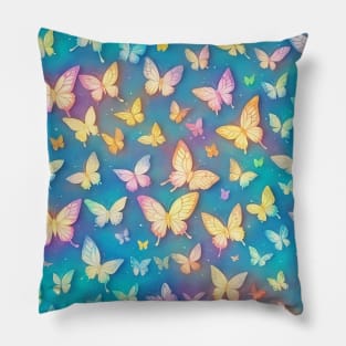 Luminous starry butterfly pattern Pillow