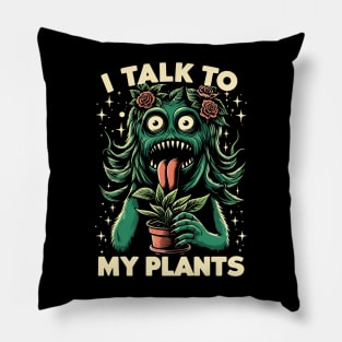 Plant Lady Funny Pillow