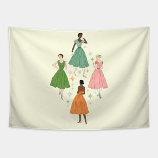 50's Fashion Tapestry