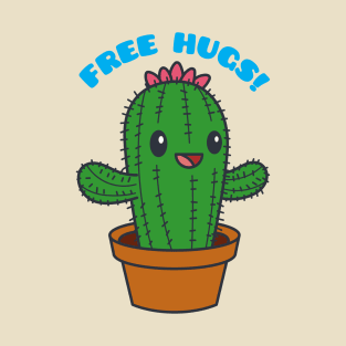 Free Hugs Cactus T-Shirt