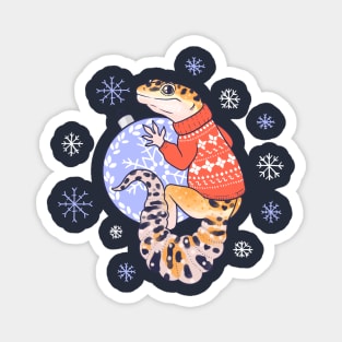 Leopard Gecko in a sweater Magnet