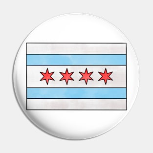 Chicago Flag Pin