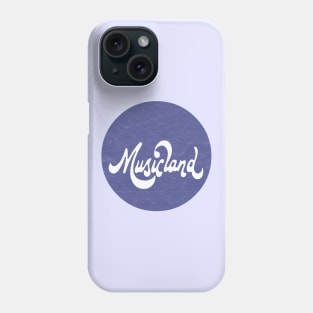 Retro 70s Style Musicland Record Store Logo Phone Case