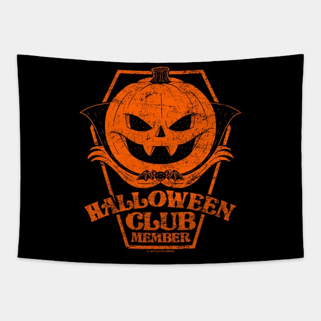 Halloween Club Member Tapestry by chrisraimoart