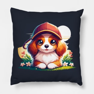 Cute Nederlandse Kooikerhondje Pillow