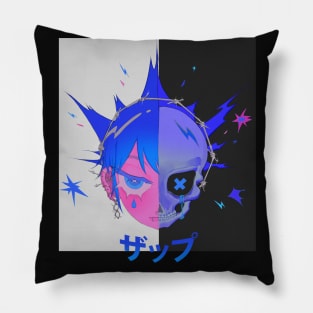 Skull Goth 2 Pillow