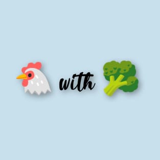Chicken With Broccoli T-Shirt