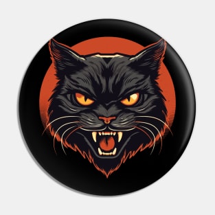 Black Cat I Pin